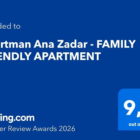 Ana - Family Friendly Zadar
